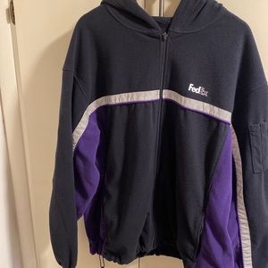 Vintage fedex men’s size XXL hooded